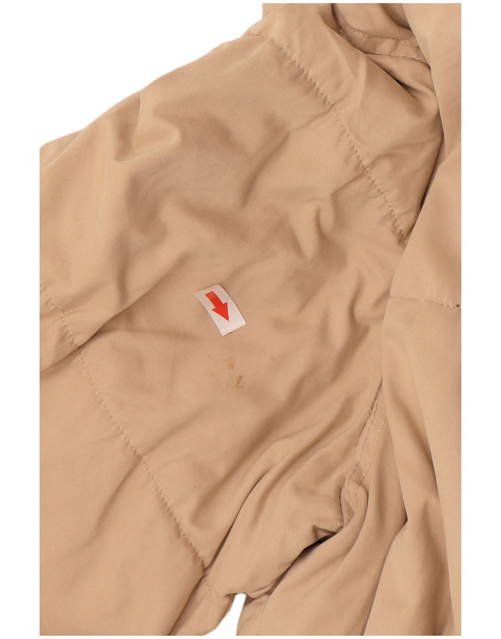 Giubbotto bomber da uomo Zara UK 40 Large Beige Colourblock Poliestere