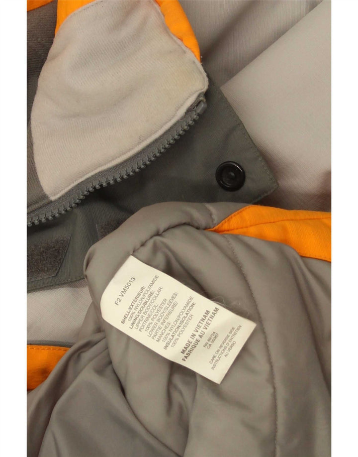 Giacca da sci con cappuccio da uomo Columbia UK 40 Large Grigio Colourblock in poliammide