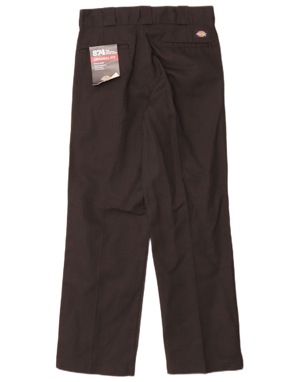 Dickies Pantaloni chino dritti da uomo 874 dalla vestibilità originale W30 L30 neri