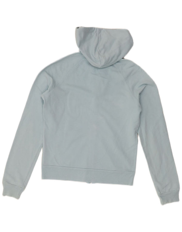 Maglione con cappuccio e zip da donna Reebok UK 10 piccolo cotone blu