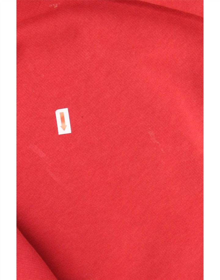 Felpa da uomo Adidas maglione UK 44/46 grande cotone rosso