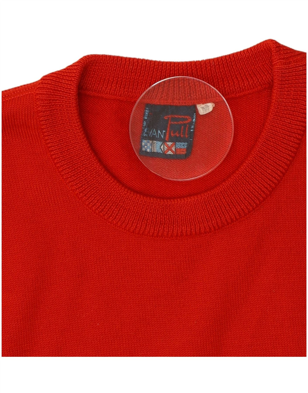 Maglione maglione girocollo da donna EVAN PULL UK 12 rosso medio