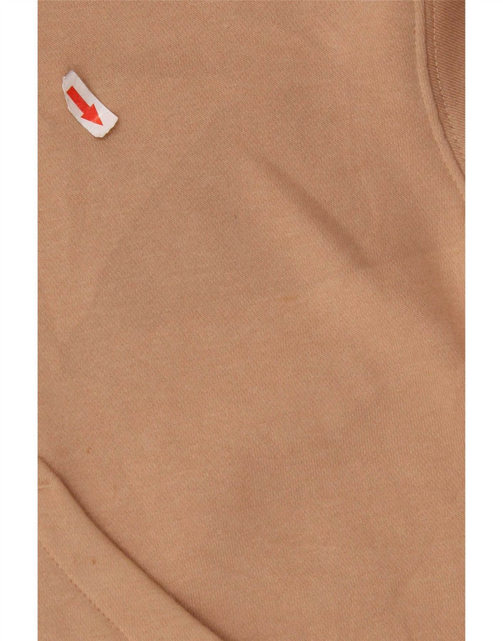 Felpa Nike Uomo con zip e collo maglione XL in cotone marrone
