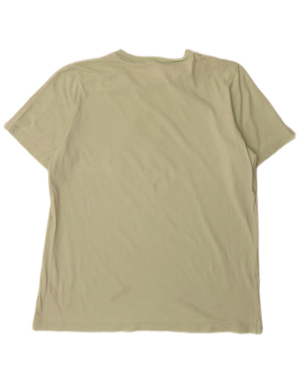 Adidas Mens Graphic T-Shirt Top Large Green Cotton