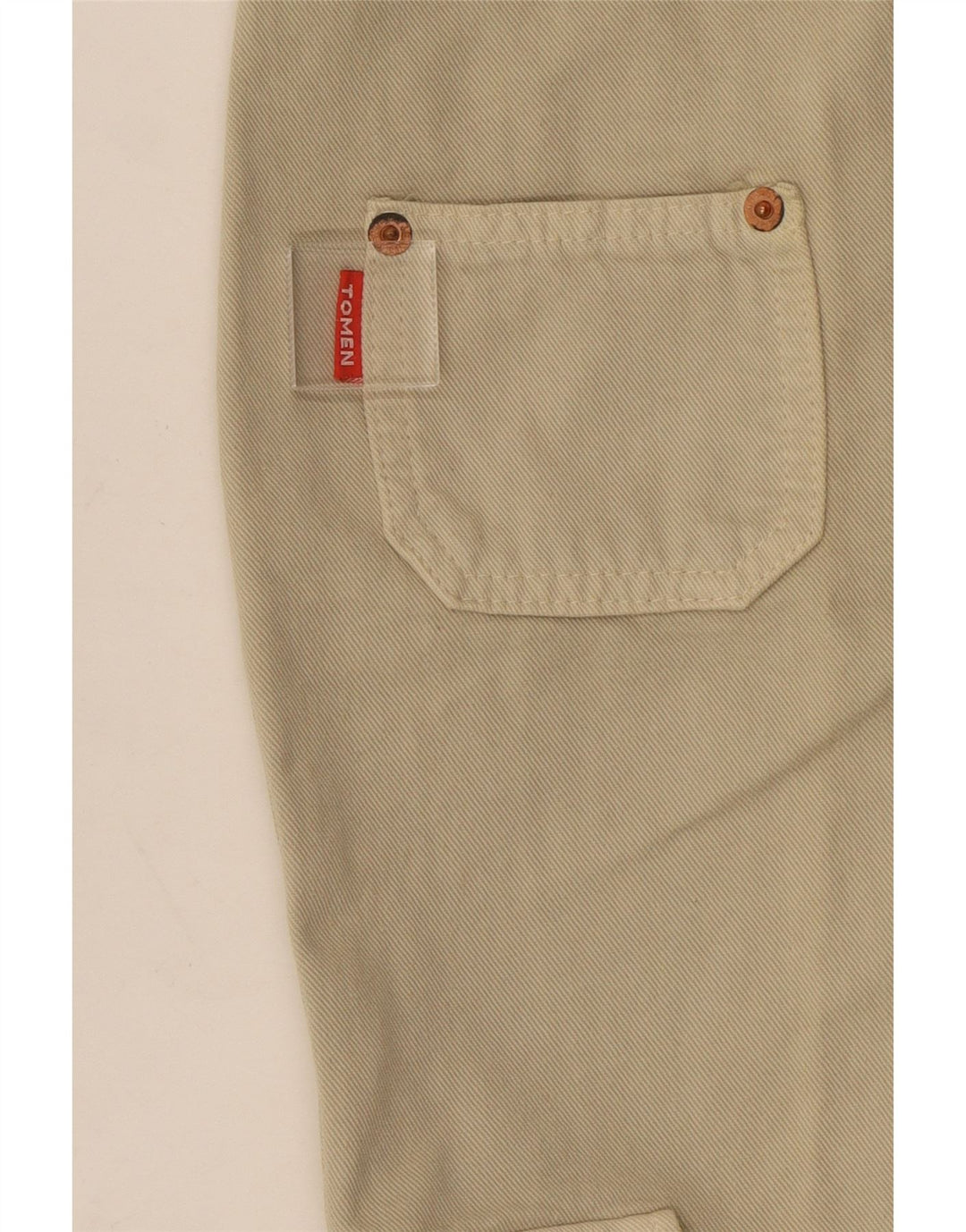 Pantaloni cargo svasati da donna vintage W22 L31 Beige