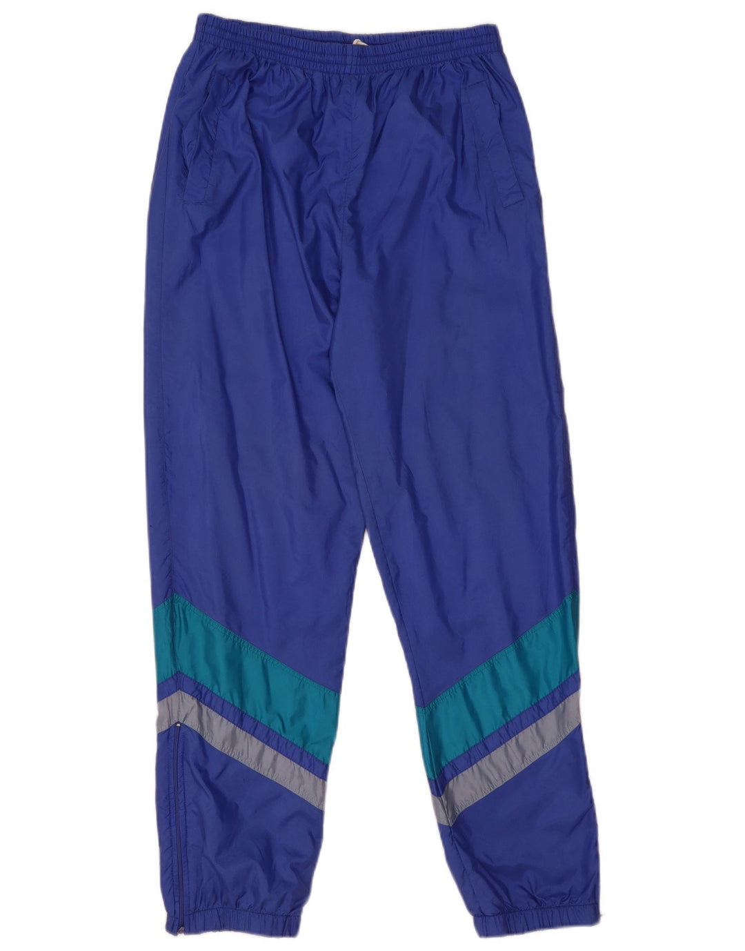 Pantaloni da tuta da uomo leopardati Joggers UK 40/42 Colorblock blu medio