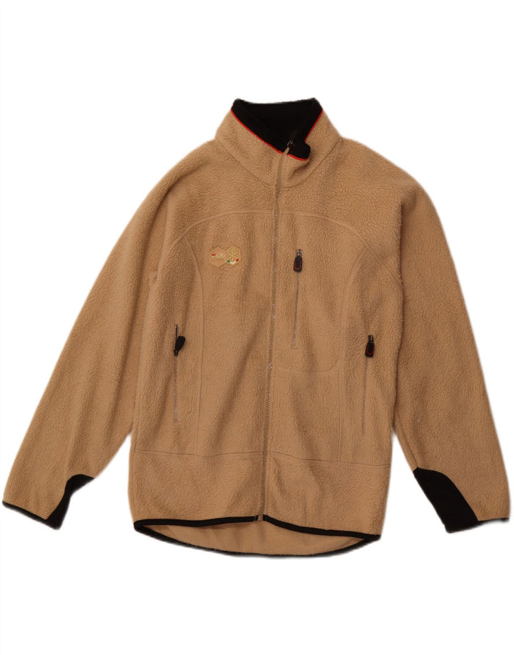 Giacca in pile da donna FILA UK 38 Poliestere beige medio