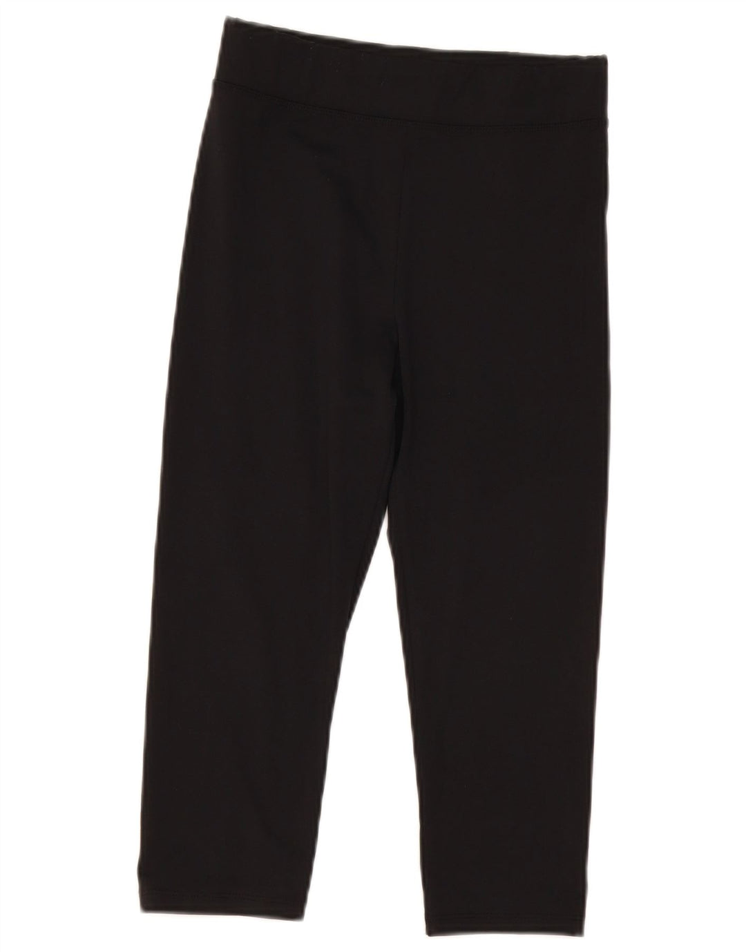 Leggings a vita alta Capri da donna Marks & Spencer UK 8 piccoli poliestere nero