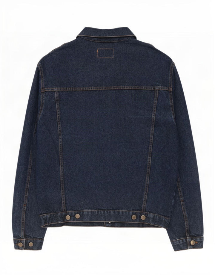 Giacca di jeans vintage da uomo UK 38 blu navy medio