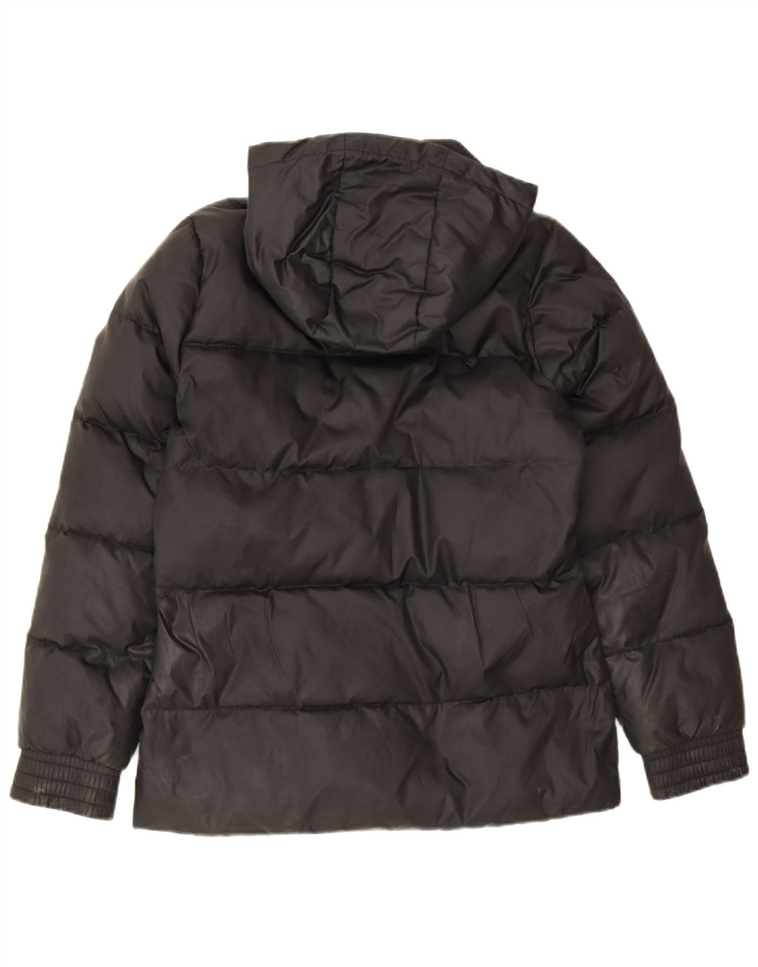 Giacca imbottita con cappuccio da donna Adidas UK 8/10 Small Poliestere nero