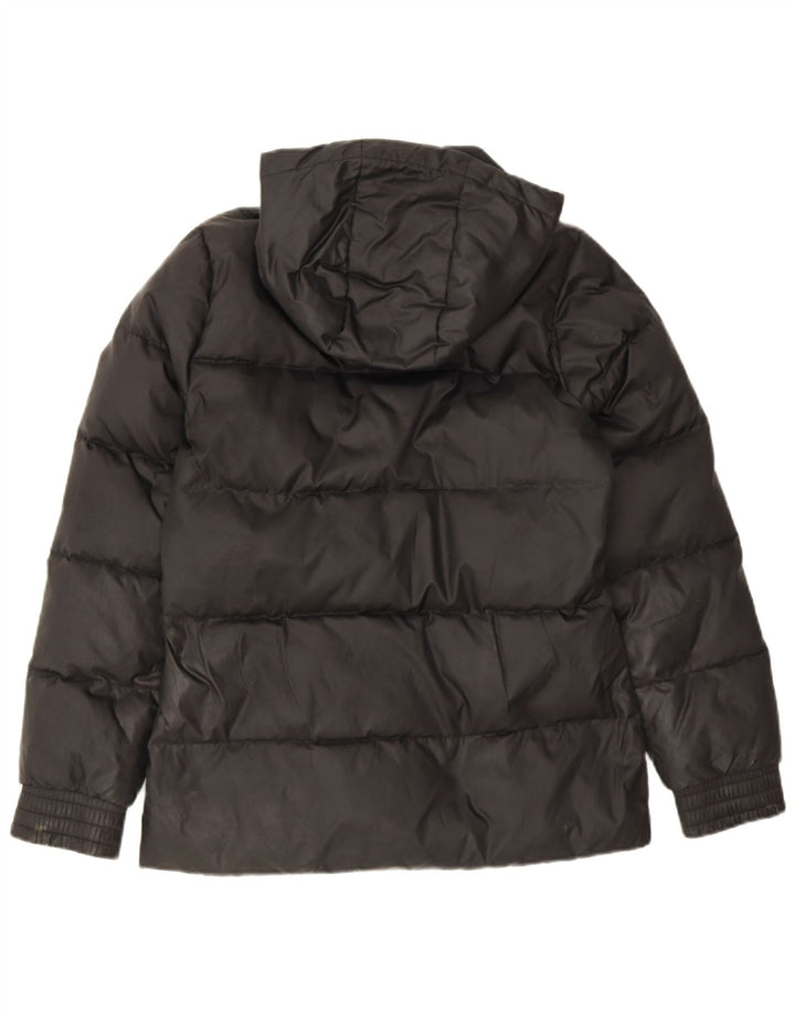 Giacca imbottita con cappuccio da donna Adidas UK 8/10 Small Poliestere nero