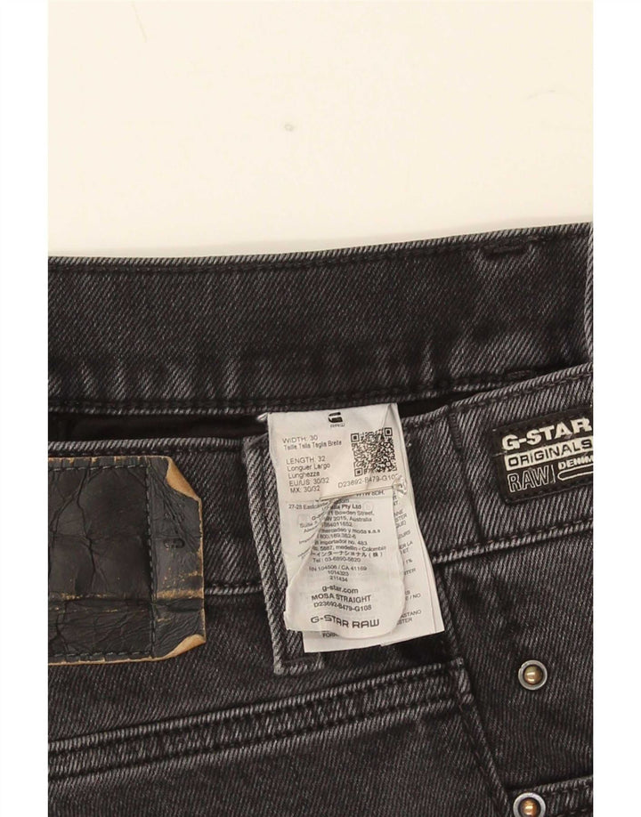 Jeans dritti da uomo G-Star W30 L32 cotone grigio