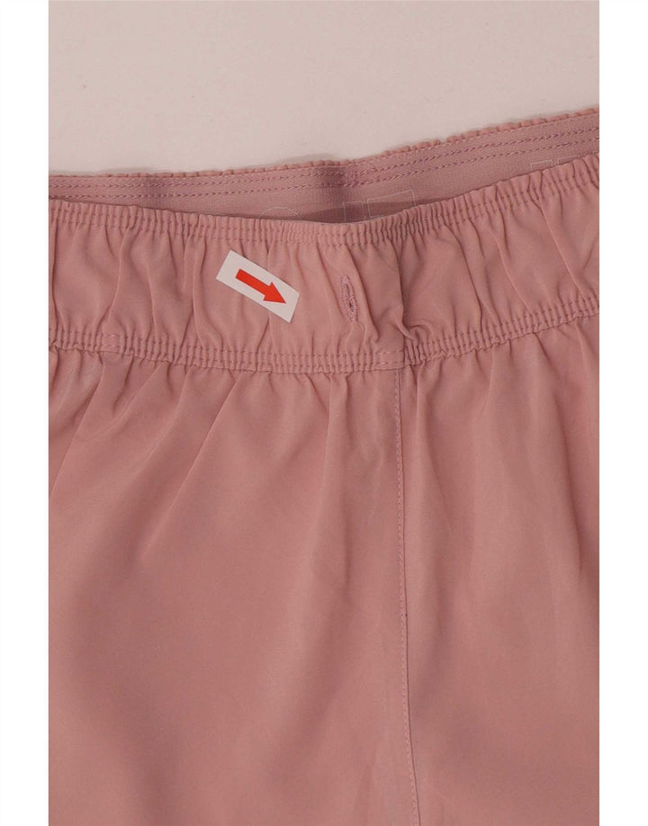 Pantaloncini sportivi Nike da donna Dri Fit UK 10 piccoli poliestere rosa