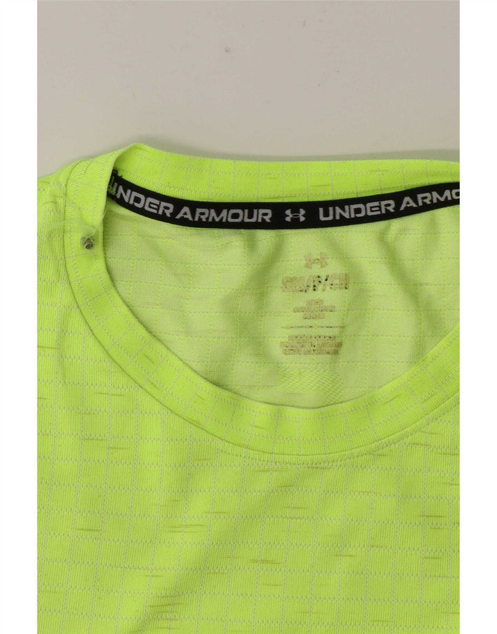 Maglietta grafica da uomo Under Armour Top piccola verde