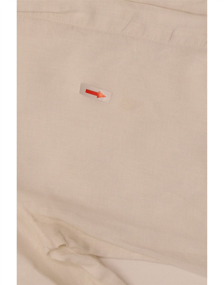 Camicia da donna Max Mara UK 10 Small Lino bianco