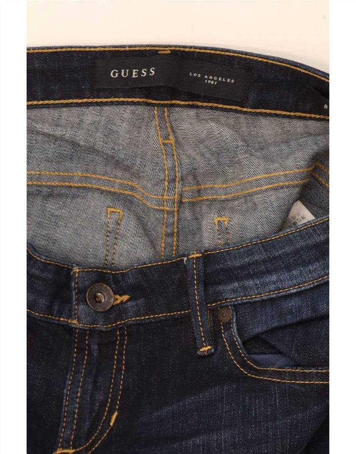 Jeans Bootcut bassi da donna Guess W29 L33 cotone blu navy