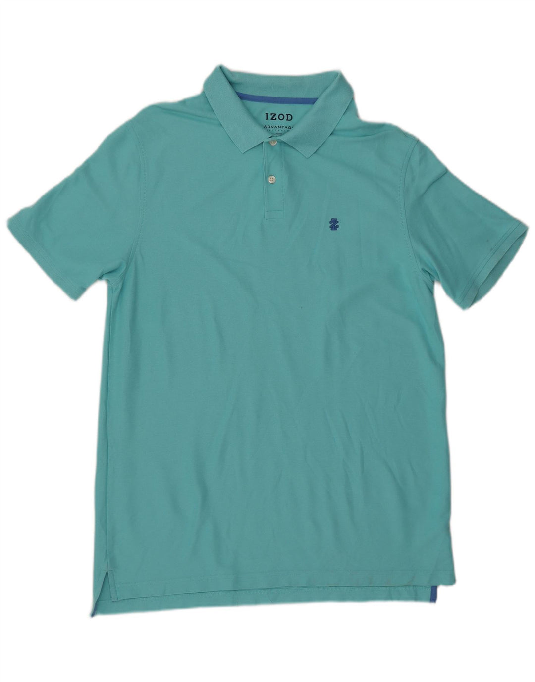 Polo da uomo IZOD grande in cotone turchese