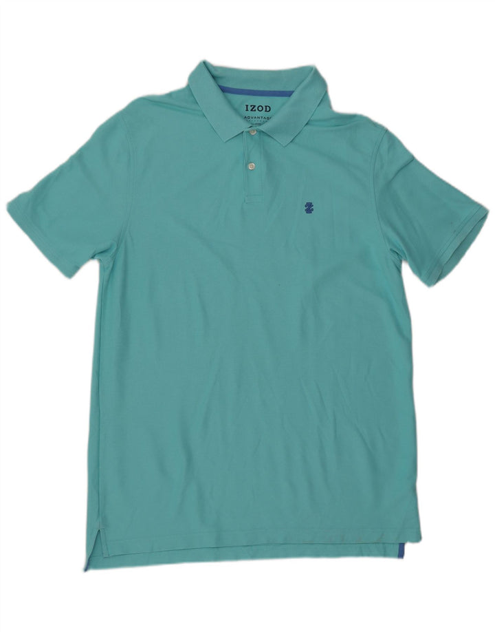 Polo da uomo IZOD grande in cotone turchese