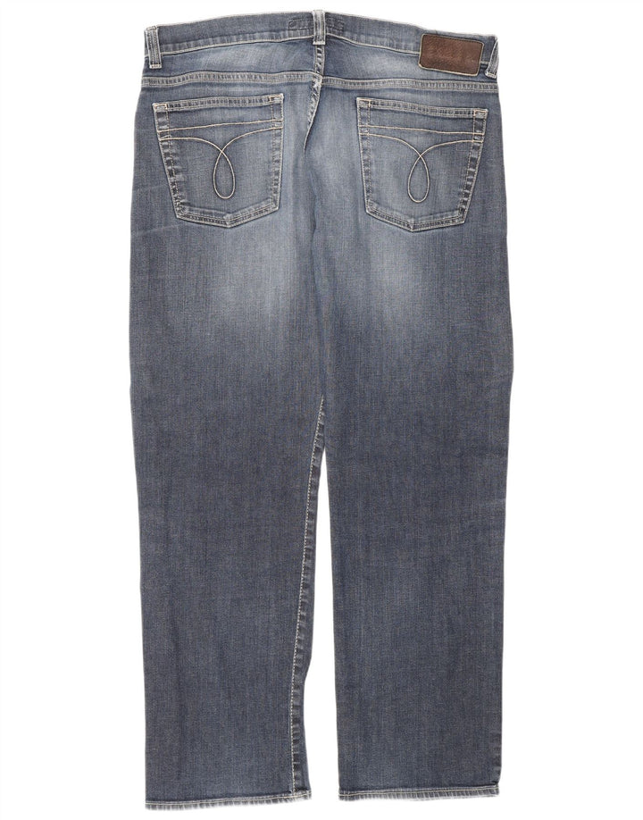 Jeans dritti da uomo Calvin Klein W36 L31 Blu