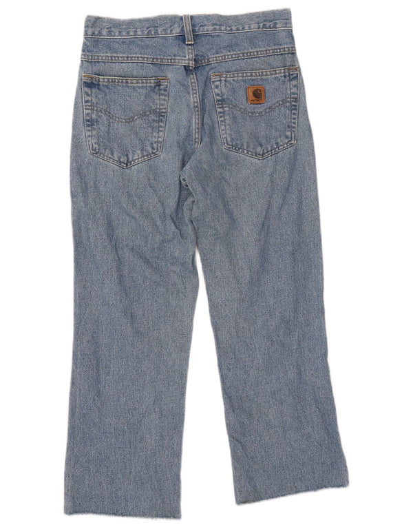 Jeans dritti da uomo dal taglio tradizionale Carhartt W29 L26 in cotone blu