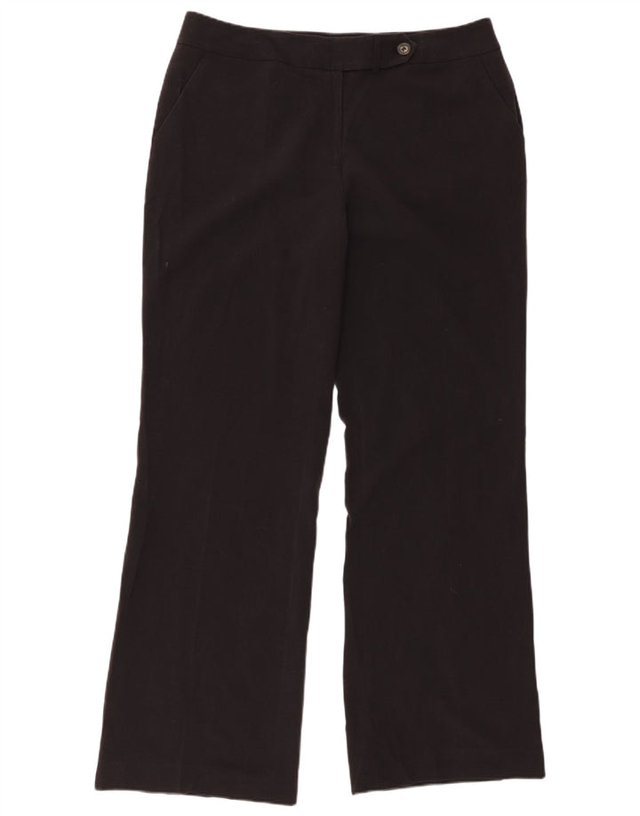 CALVIN KLEIN Pantaloni chino bootcut da donna US 12 Large W34 L32 Neri