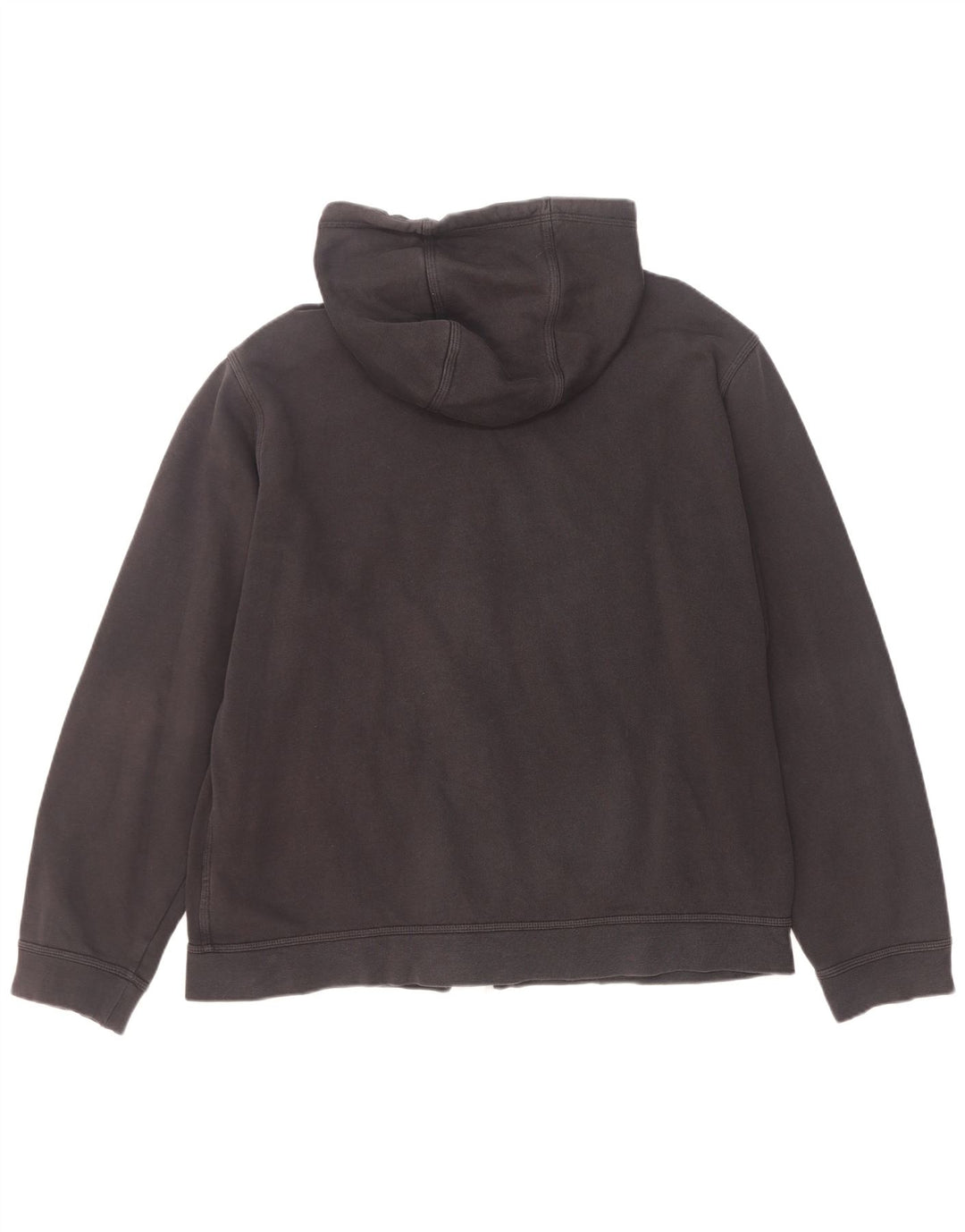 Felpa con cappuccio e zip grafica Nike da uomo XL in cotone grigio