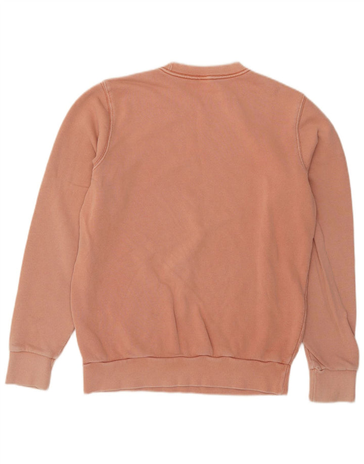 Felpa Reebok da uomo, maglione piccolo, cotone rosa