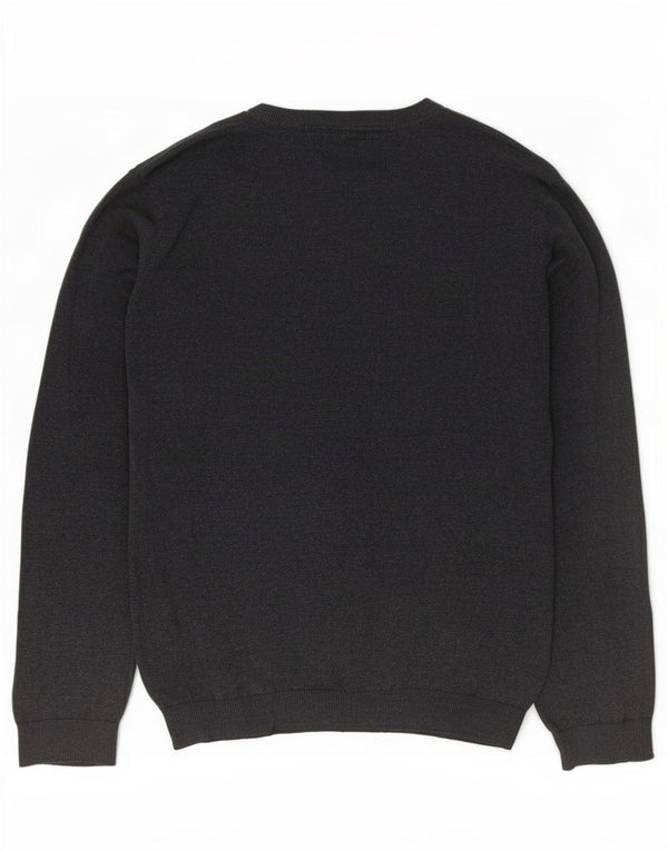 Maglione Marks & Spencer da ragazzo con scollo a V 15-16 anni in cotone grigio