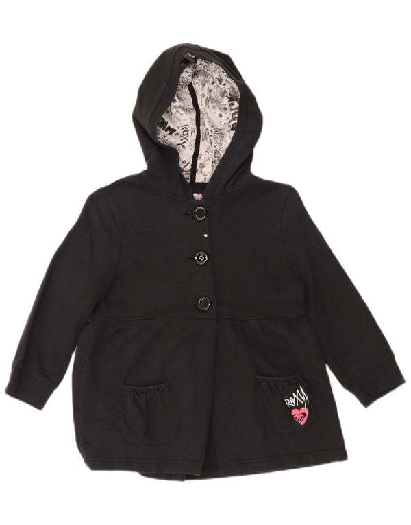 Cappotto Roxy Girls con maniche a 3/4 con cappuccio 11-12 anni grande blu navy