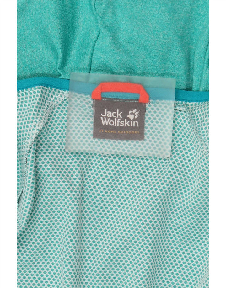 Giacca da tuta da donna Jack Wolfskin UK 14 Large Green Colourblock