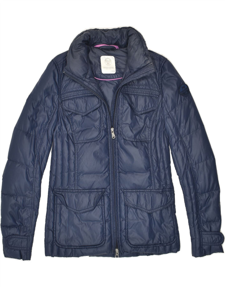 Giacca imbottita da donna NORTH SAILS UK 6 XS poliestere blu navy