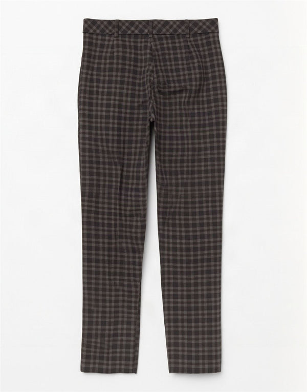 Pantaloni casual da donna Marks & Spencer UK 12 medi W30 L29 quadri marroni