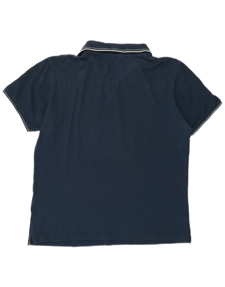 Polo da uomo Champion in cotone blu navy medio
