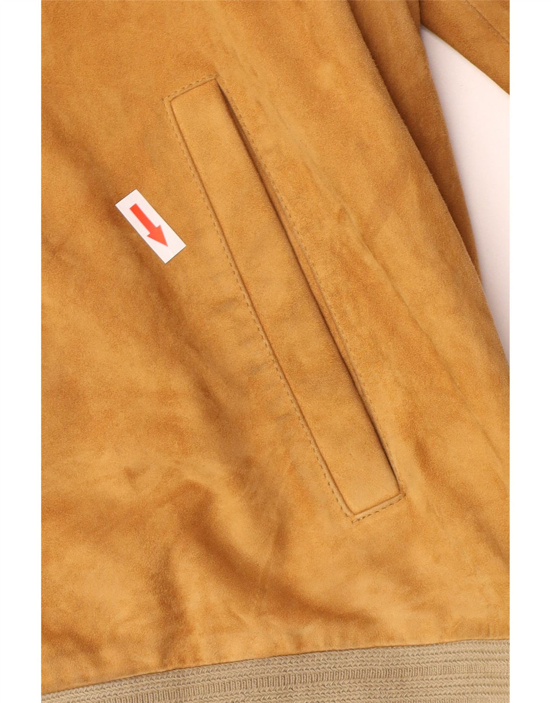 Giubbotto bomber in pelle scamosciata da uomo Gerani IT 56 3XL Pelle beige