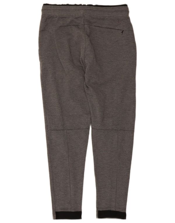 Pantaloni da tuta corti da uomo Zara Small in poliestere color block grigio