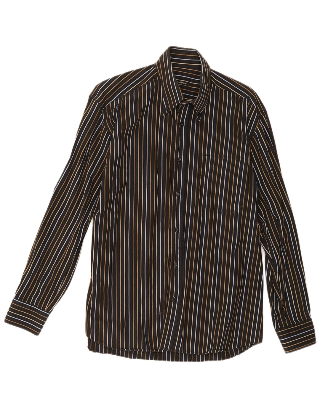 Camicia da uomo Roccobarocco taglia 39 media a righe nere