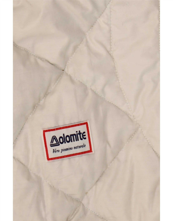Giacca imbottita reversibile con cappuccio da uomo Dolomite UK 36 Small Poliestere bianco