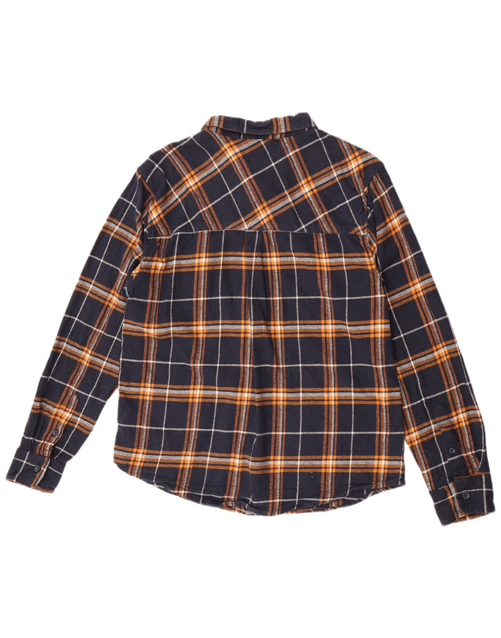 Camicia da uomo in flanella di Mountain Warehouse a quadri grandi blu navy