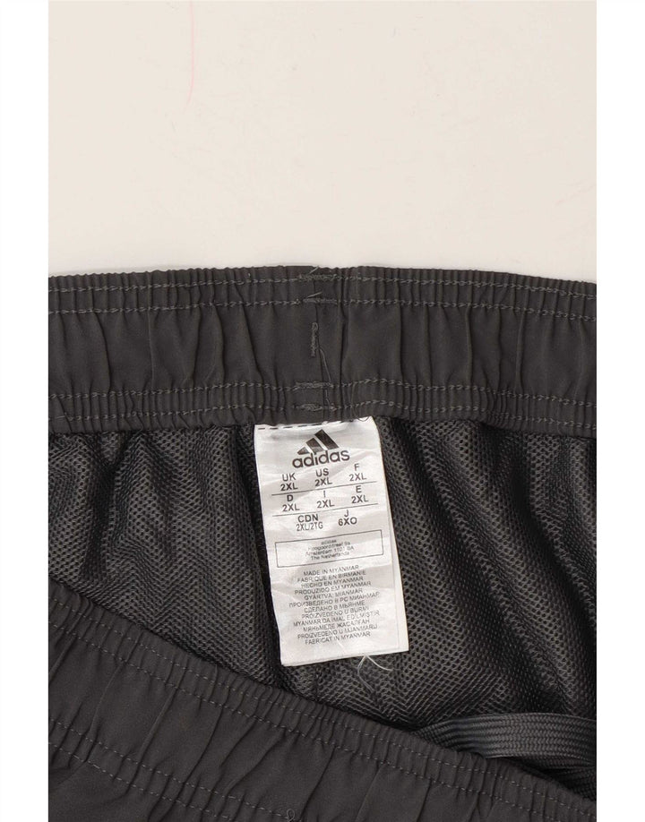 Pantaloncini sportivi da uomo Adidas 2XL Poliestere grigio