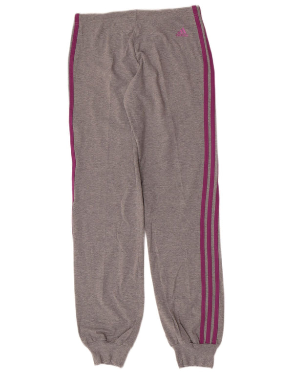Pantaloni da tuta da donna Adidas Joggers UK 12 Cotone grigio medio