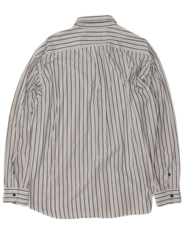 Camicia Uomo NAVIGARE 2XL Cotone a Righe Blu