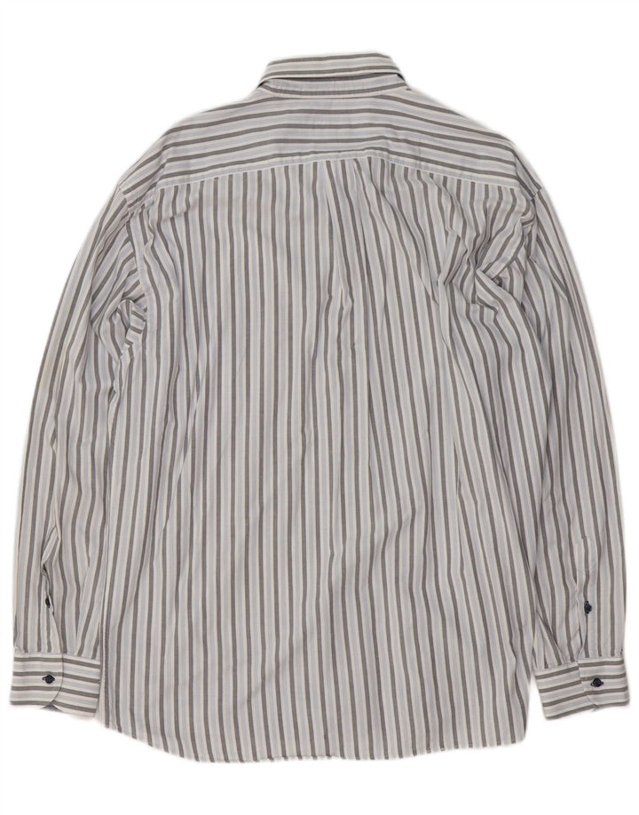Camicia Uomo NAVIGARE 2XL Cotone a Righe Blu