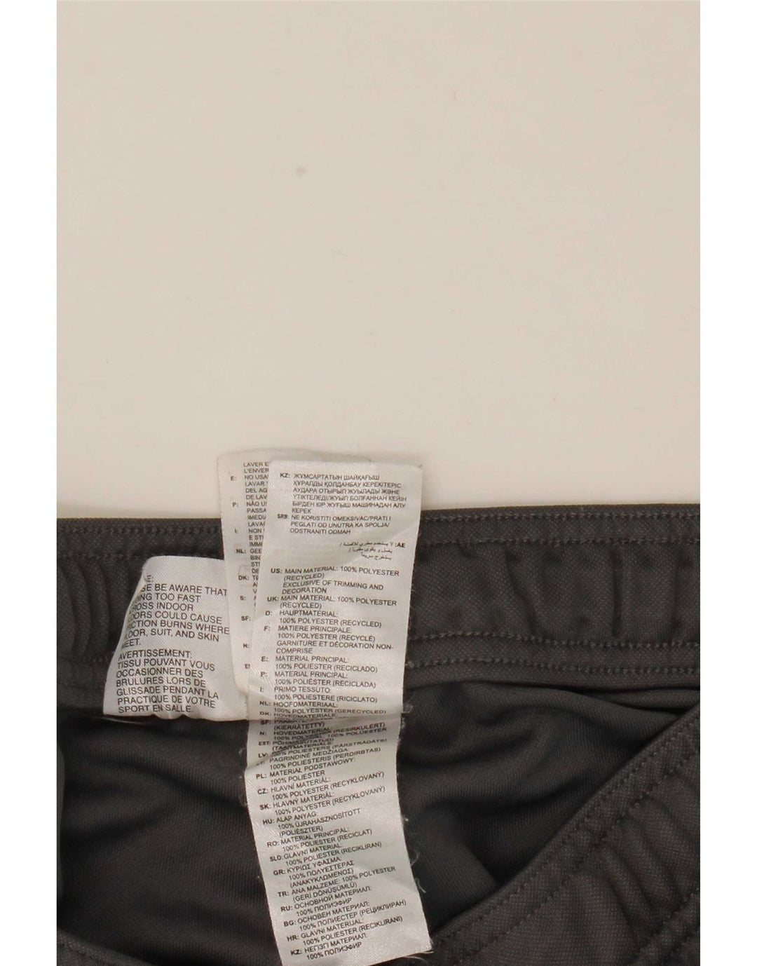 Pantaloni da tuta Adidas Aeroready da uomo in poliestere grigio medio