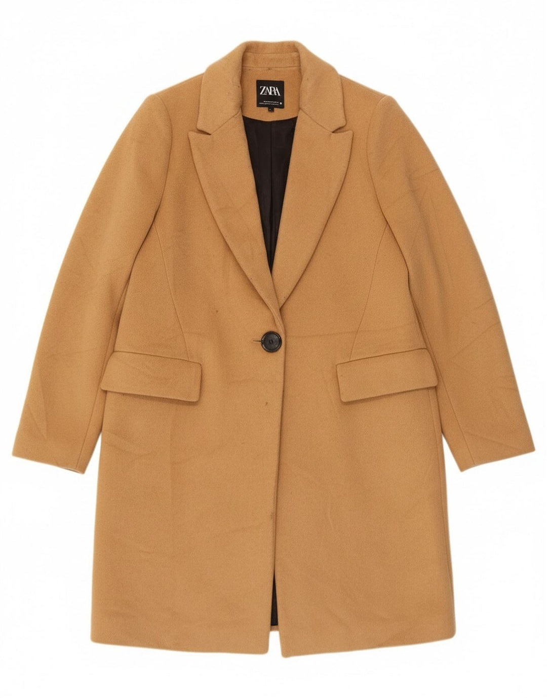 Cappotto Zara da donna UK 14 beige medio