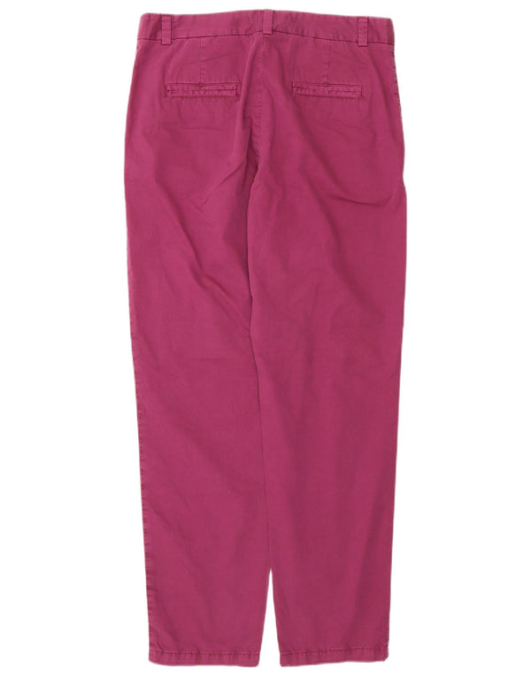 Pantaloni chino dritti da donna Marks & Spencer UK 10 Small W32 L30 Viola