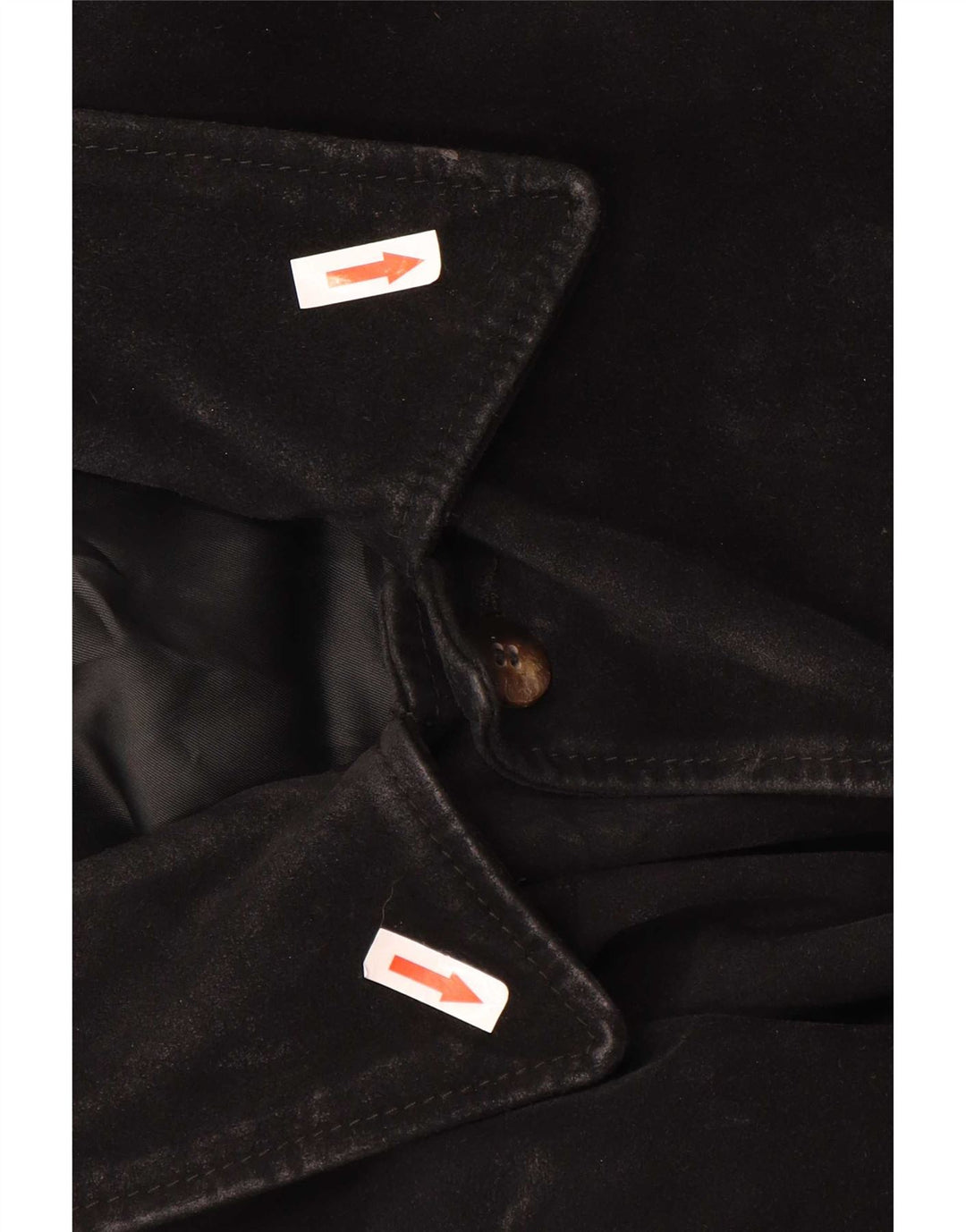 Giacca in pelle scamosciata da uomo Sisley UK 38 pelle nera media