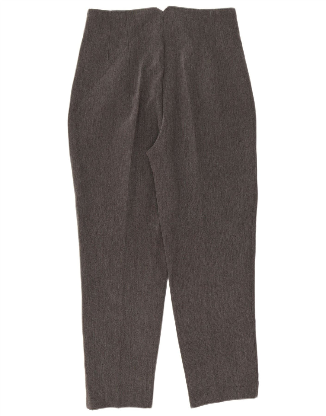 Pantaloni da completo a vita alta da donna Zara grandi W30 L26 poliestere grigio