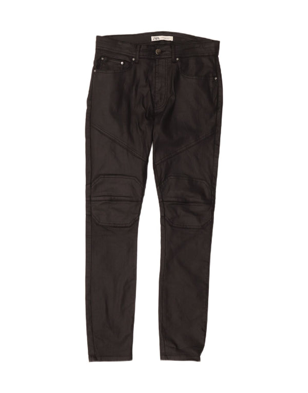 Jeans skinny da uomo Zara EU 40 medio W31 L30 cotone nero