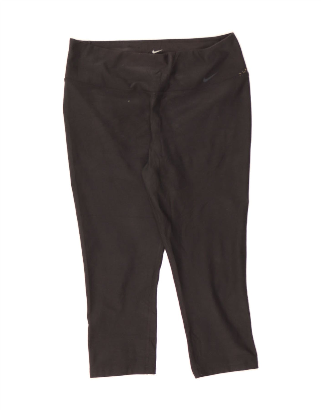 NIKE Womens Dri Fit Capri Leggings UK 12 Medium  Black Polyester Vintage Nike and Second-Hand Nike from Messina Hembry 