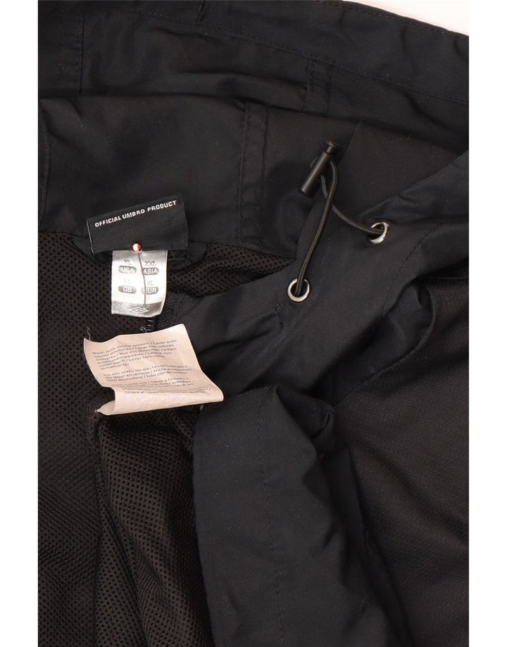 Giacca da tuta da uomo con cappuccio UMBRO XL poliestere nero